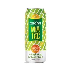 Nước Mía Tắc 100% Thiên Nhiên, Kumquat Sugarcane Juice (240ml) - MÍAHA